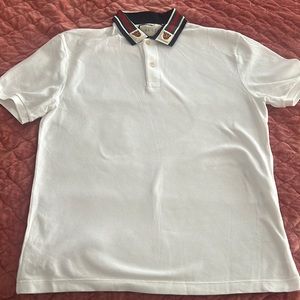 Authentic Gucci Tiger stripe Polo shirt